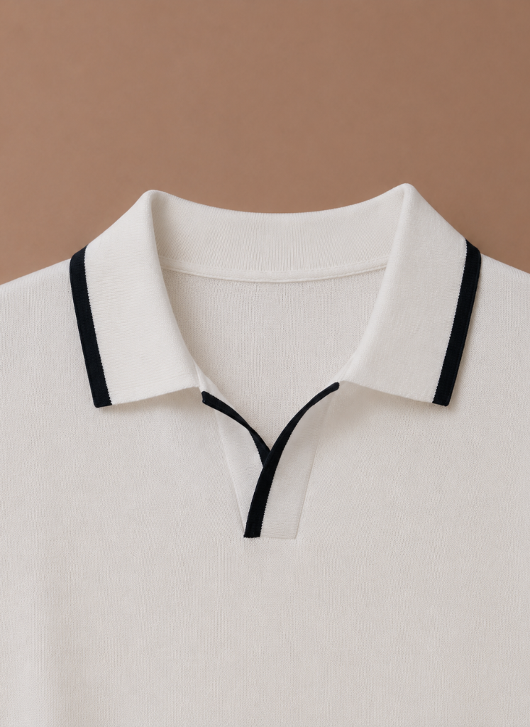 Men's Slim Fit Polo Shirt – Contrast Trim Cotton | Areleon