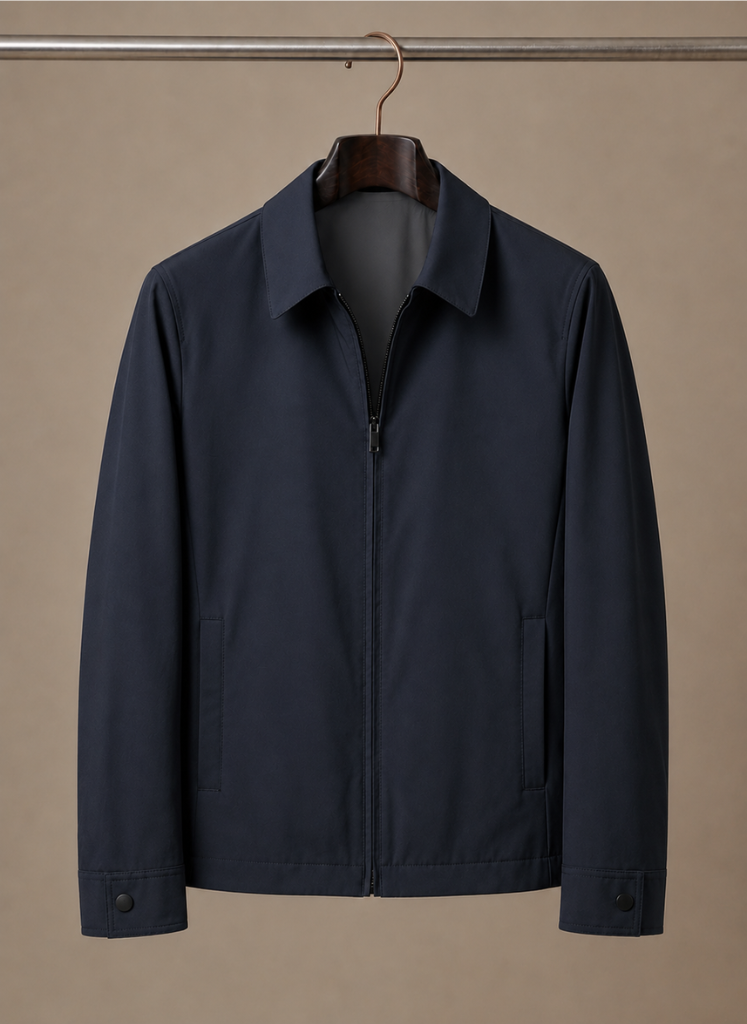 Men's Polo Collar Jacket – Lightweight Smart Casual Coat | Areleon