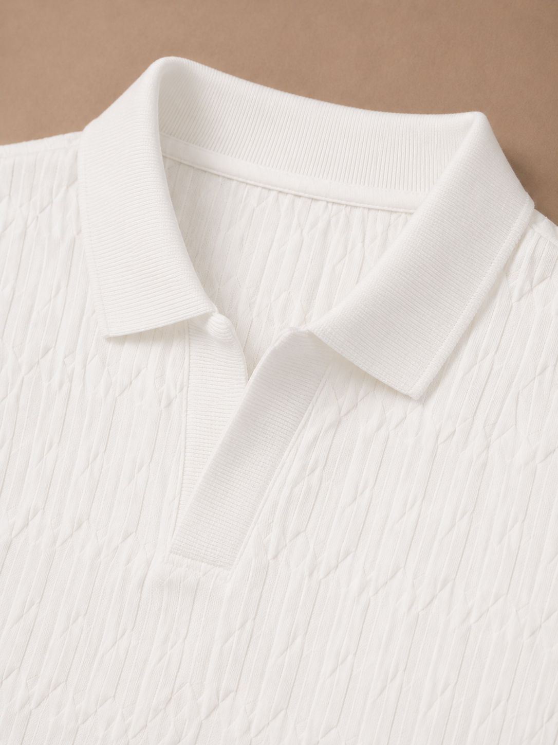Men's Luxury Knit Polo Shirt – Soft Textured Summer | Areleon