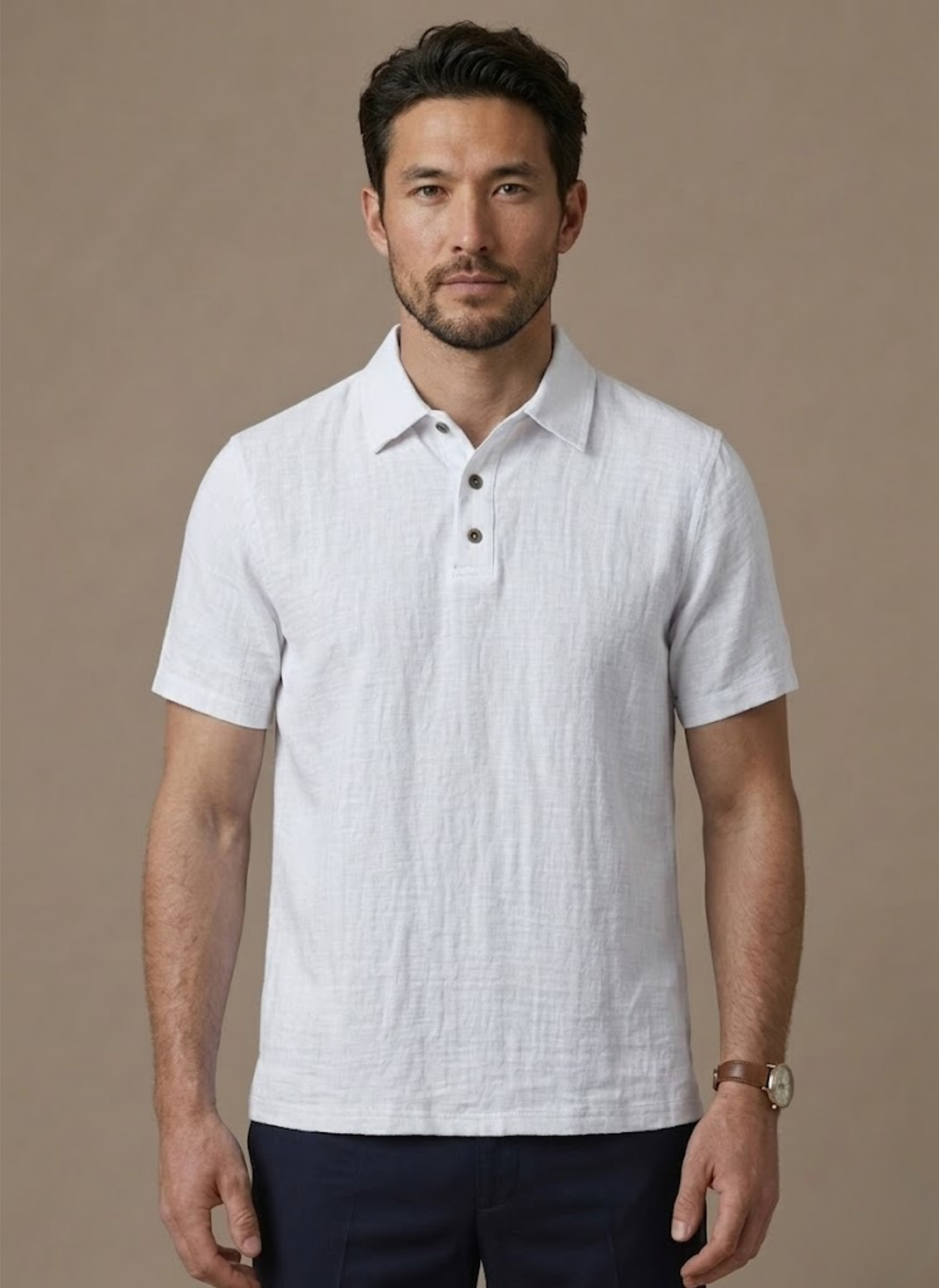 Men's Linen Style Beach Shirt – Lightweight Breathable Summer | Areleon