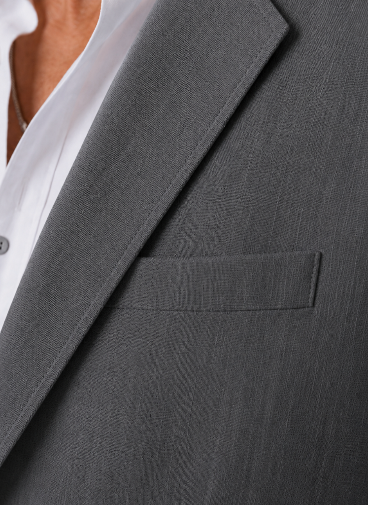 Men's Linen Style Blazer – Tailored Smart Casual Lightweight | Areleon
