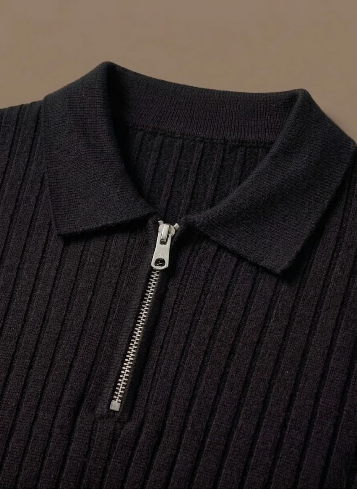 Men's Striped Knit Polo Shirt – Breathable Short Sleeve | Areleon