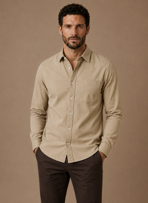 Men's Classic Button-Up Shirt – Smart Casual Relaxed Fit | Areleon