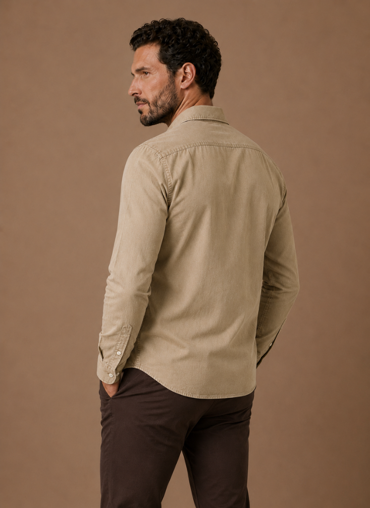 Men's Classic Button-Up Shirt – Smart Casual Relaxed Fit | Areleon