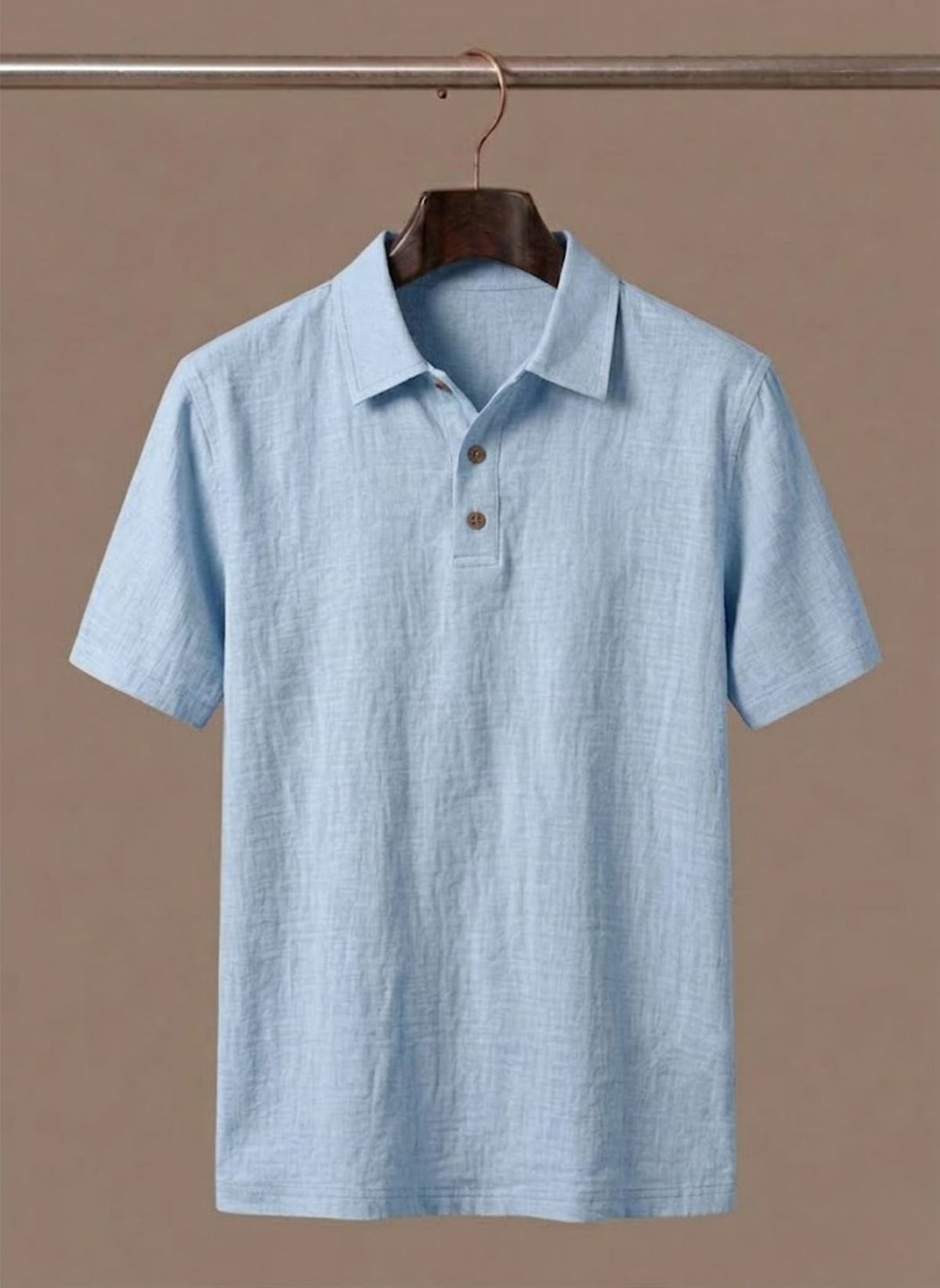 Men's Linen Style Beach Shirt – Lightweight Breathable Summer | Areleon
