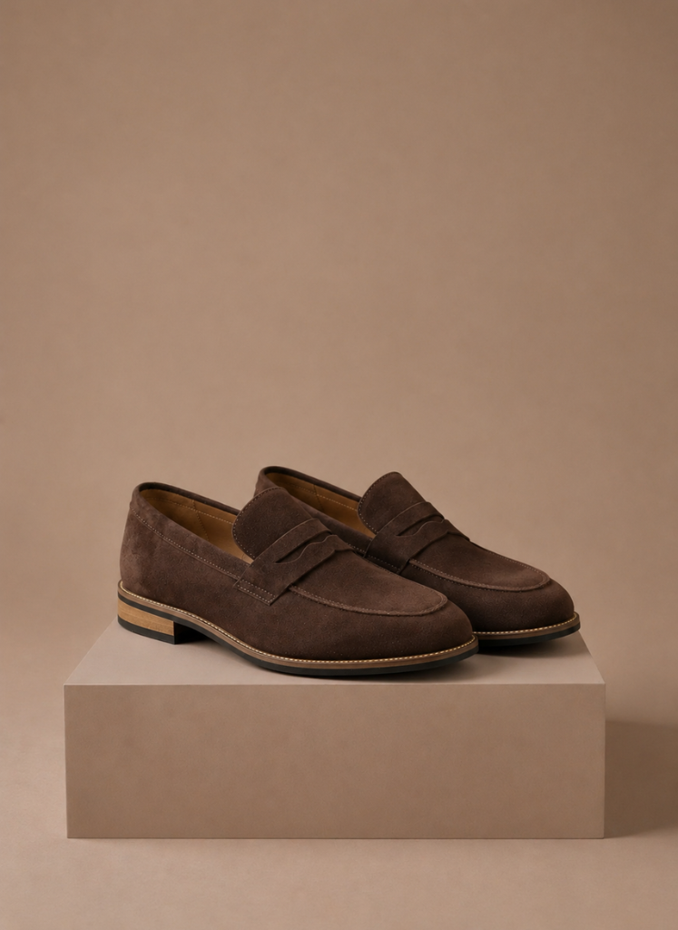 Men's Penny Loafers – Smart Casual & Formal Suede Shoes | Areleon