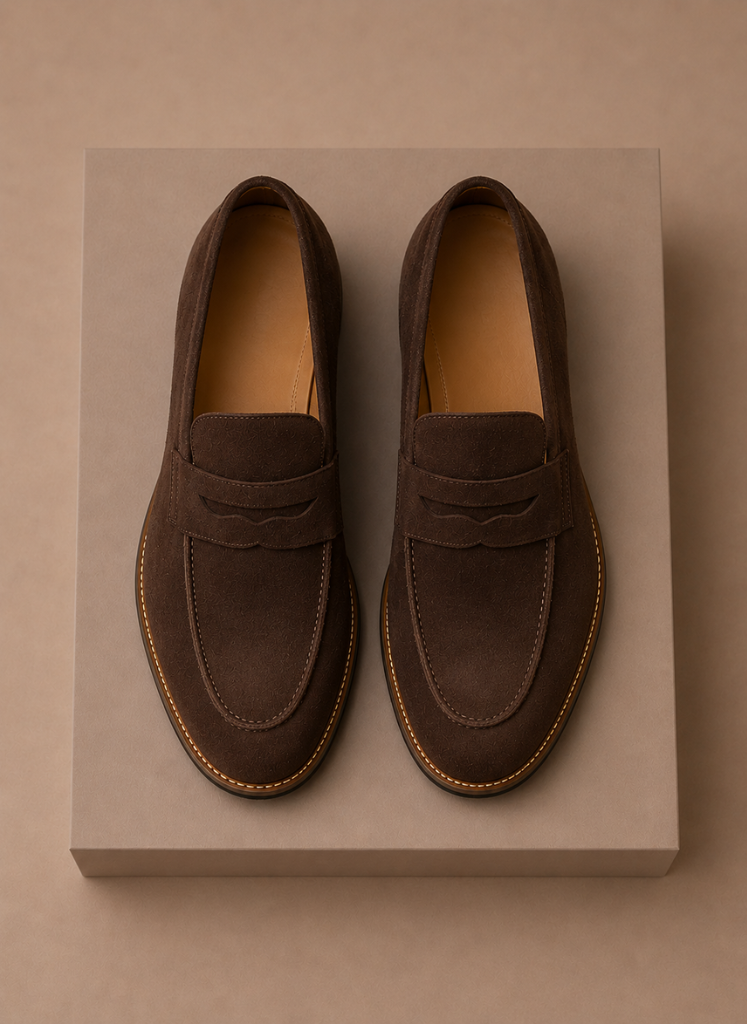 Men's Penny Loafers – Smart Casual & Formal Suede Shoes | Areleon