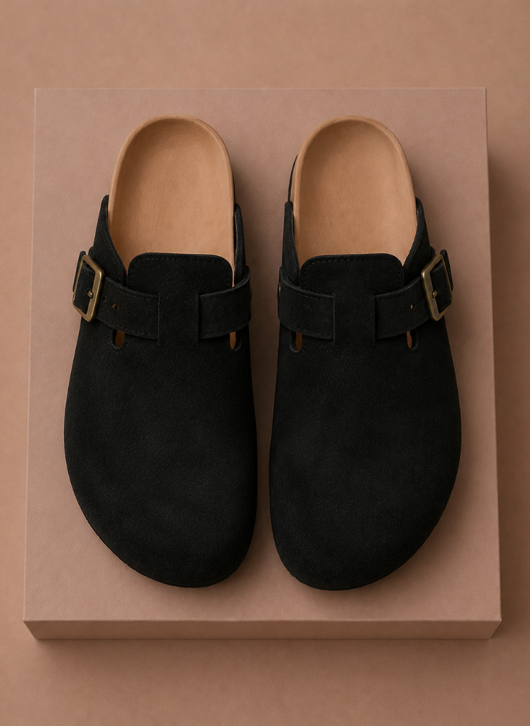 Men's Suede Slip-On Clogs – Comfortable Everyday Shoes | Areleon