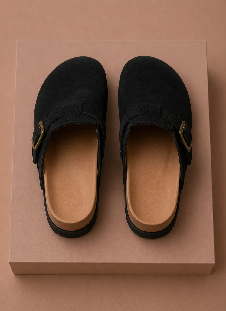 Men's Suede Slip-On Clogs – Comfortable Everyday Shoes | Areleon