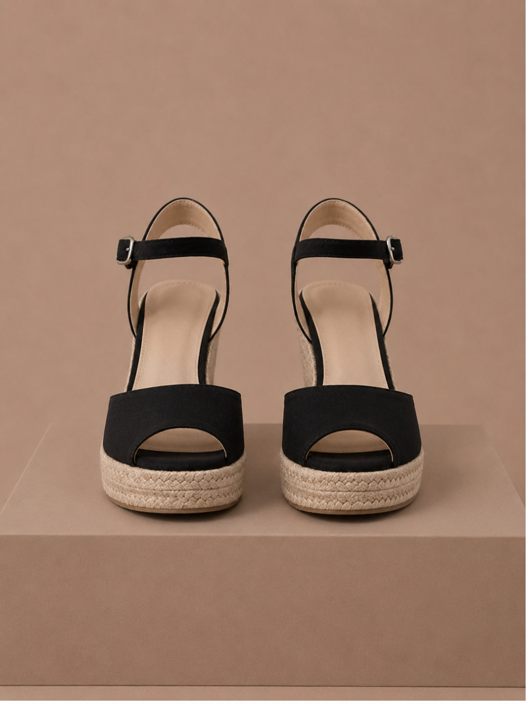 Women's Espadrille Wedge Sandals – Elegant Suede Summer | Areleon