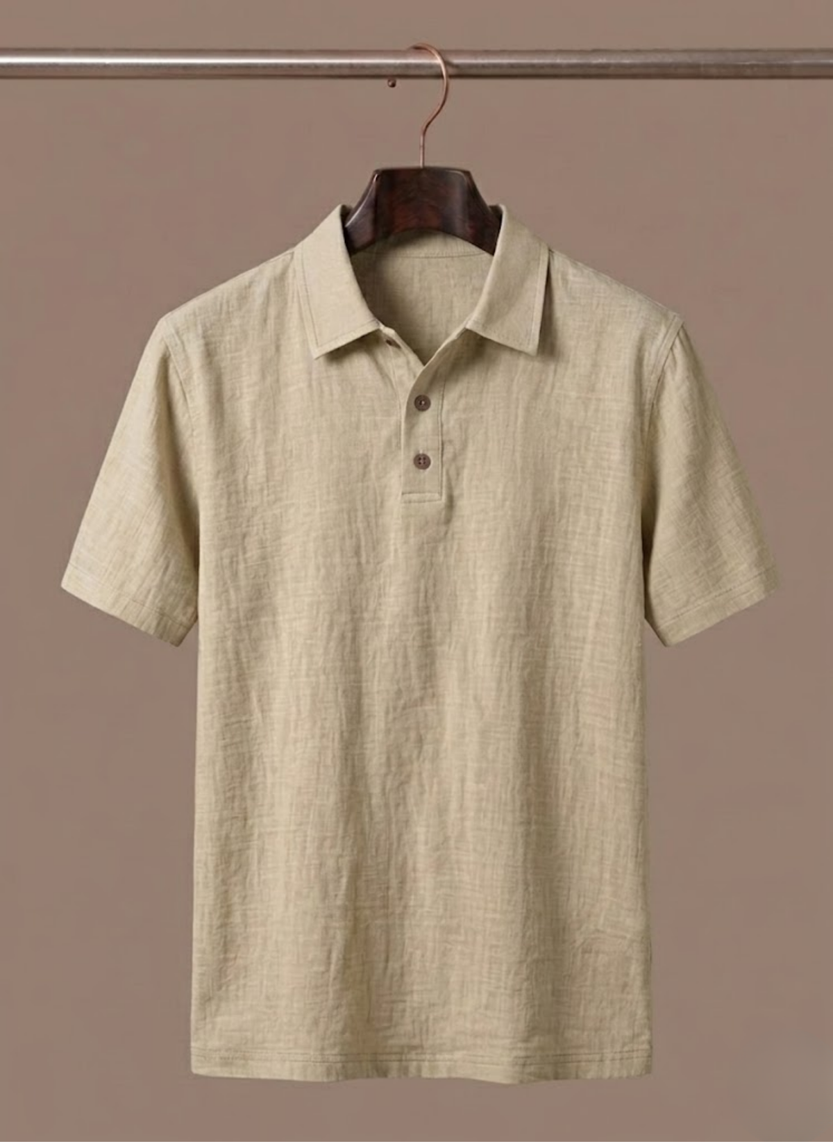 Men's Linen Style Beach Shirt – Lightweight Breathable Summer | Areleon