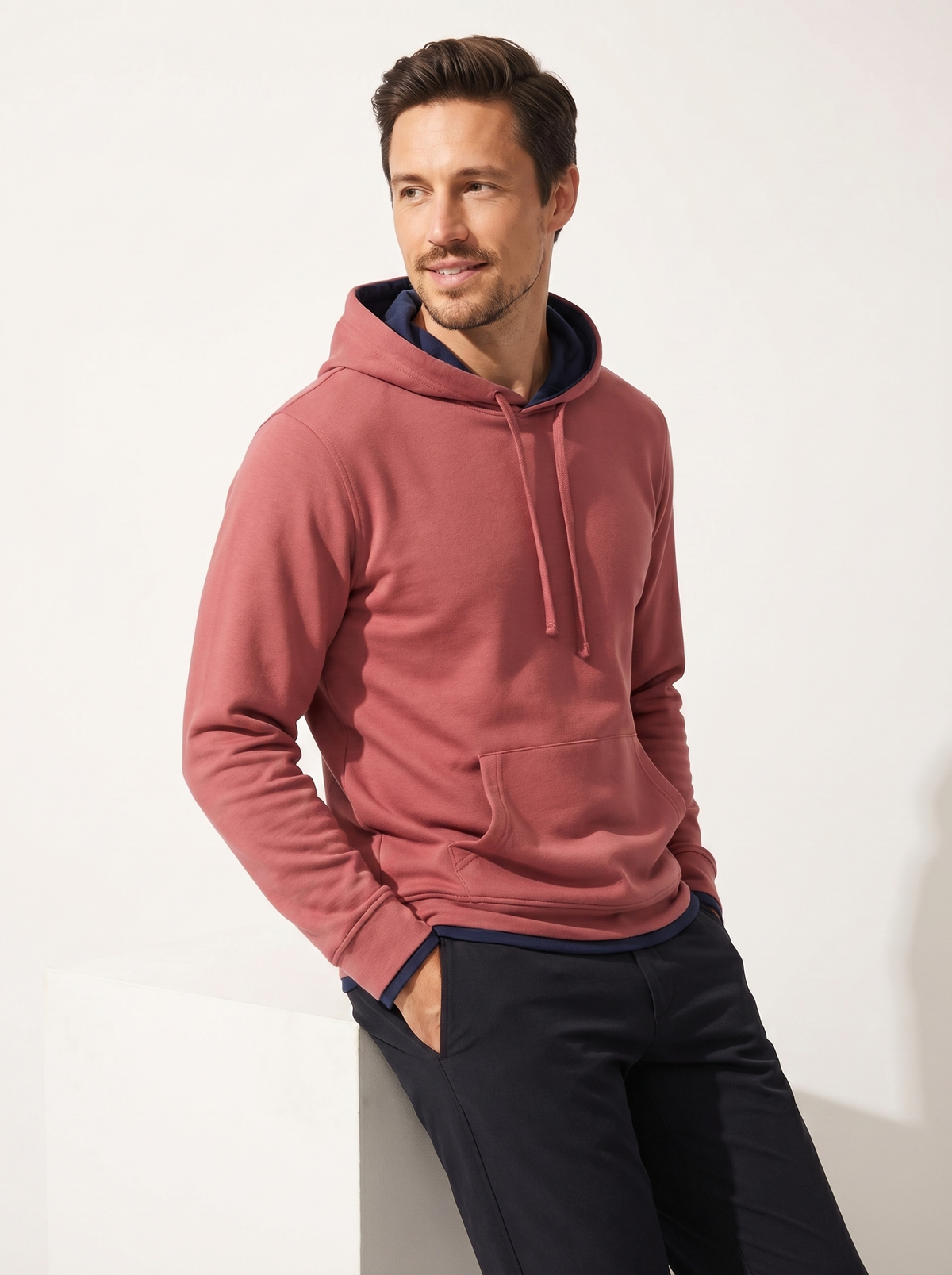 Men's Peruvian Cotton Reversible Hoodie